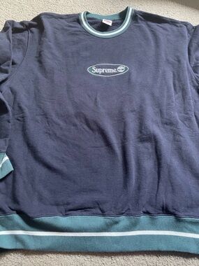 Supreme Timberland Crewneck Navy Size XL